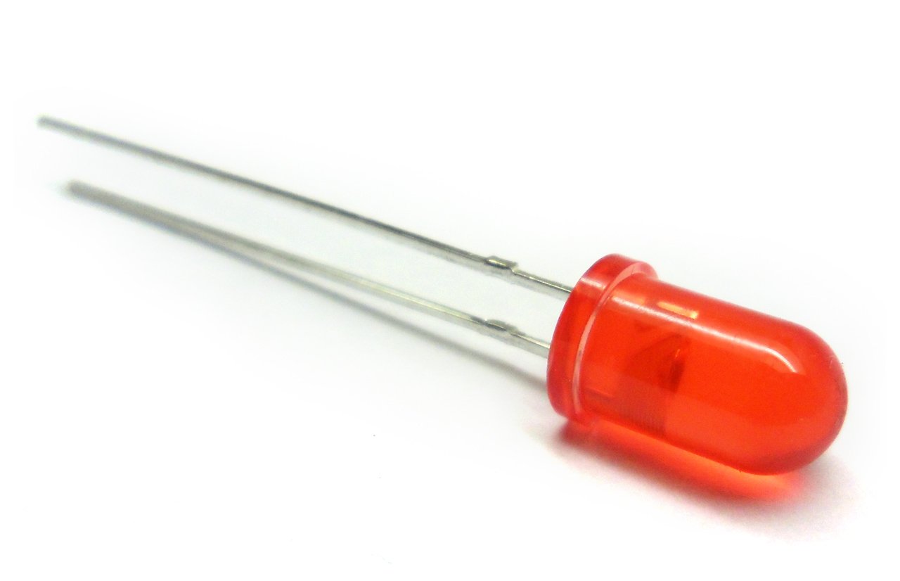 LED 5mm RØD
