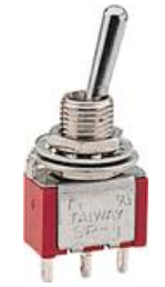 1 POL TOGGLE/VIPPE BRYTER NC/NO